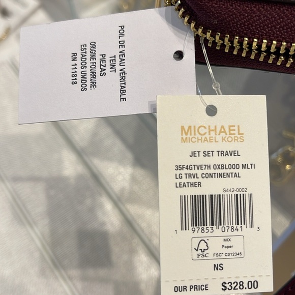 MICHAEL KORS
Leather Lg Continental Wristlet Case Wallet Exotic Print Hair Culf - Picture 8 of 16